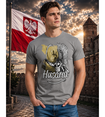 KOSZULKA HUSARIA AMOR PATRIA NOSTRA LEX